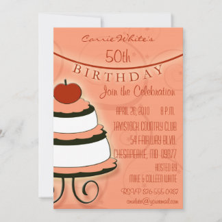 50th Birthday Party Invitations