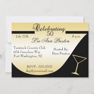 50th Birthday Party Invitations