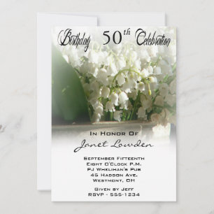 50th Birthday Party Invitations