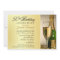 50th Birthday Party Invitations - Champagne Gold
