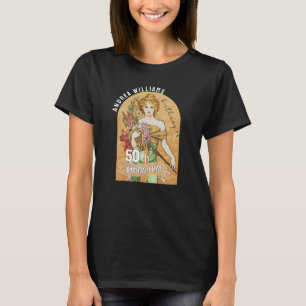 50th Birthday Party, Spring Goddess, Vintage Art T-Shirt