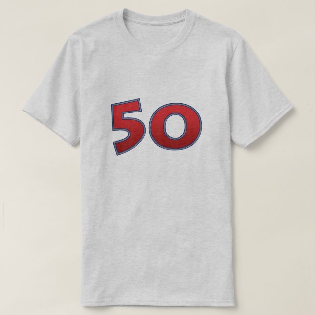 50th Birthday Party T-Shirt (Design Front)