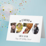 50th birthday Photo Collage established 1976 Thank You Card<br><div class="desc">50th Birthday Photo Collage Card Celebrate four amazing decades with this giant 50th birthday photo collage card, featuring the year “1976” filled with your favorite photos. Underneath, the text reads “Limited Edition – Happy 50th Birthday [Name]” for a truly personalized keepsake. Perfect for milestone birthdays, party decorations, or unique gifts,...</div>