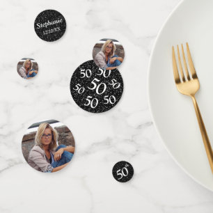 50th Birthday Photo Confetti