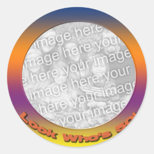 50th Birthday Photo Stickers