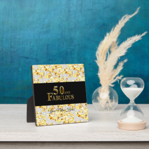 50th Birthday Plaque