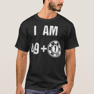 50th Birthday Poker 50 Years Poker Player Gift T-Shirt