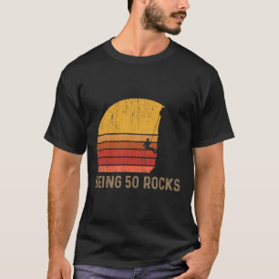 50th Birthday Rock Climbing T-Shirt