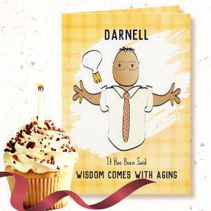 50th Birthday Snarky Ethnic Male Cartoon Funny Card
