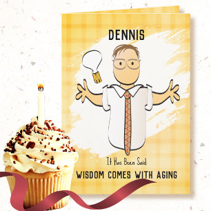 50th Birthday Snarky Sassy Male Cartoon Funny Card