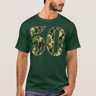 50th Birthday Soldier Number 50 Year Old Military T-Shirt