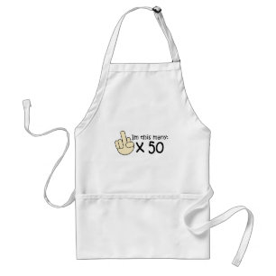 50th Birthday Standard Apron