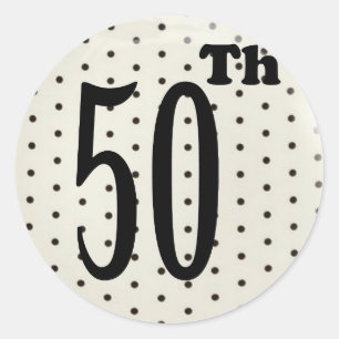 50th Birthday Stickers