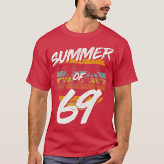 50th Birthday  Summer of 69 Gift Mum Daddy  T-Shirt