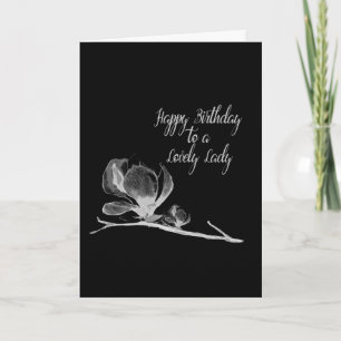 **50th** BIRTHDAY to a *LOVELY LADY* Card