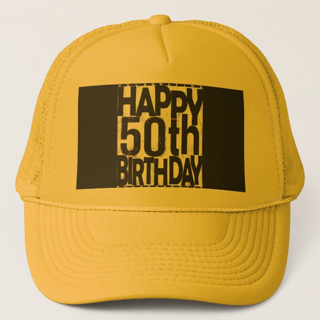 50th Birthday Trucker Hat (Front)