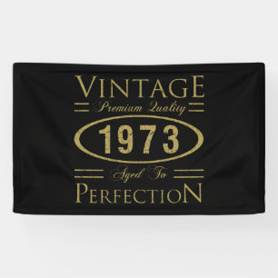 50th Birthday Vintage 1973 Banner