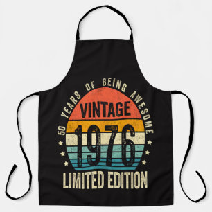 50th Birthday Vintage 1976 Limited Edition Apron
