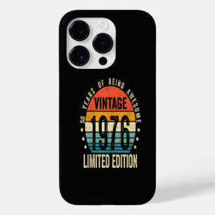 50th Birthday Vintage 1976 Limited Edition Case-Mate iPhone 14 Pro Case