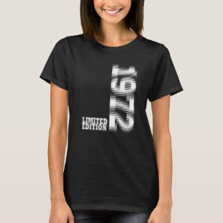 50th Birthday Women Men 50 Years 1972 Trend Glitch T-Shirt
