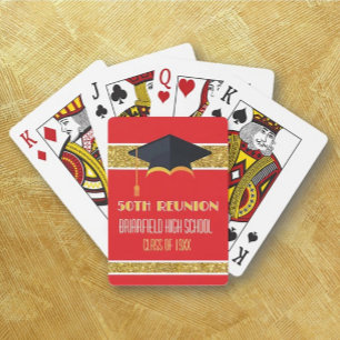 50th Class Reunion Custom Playing Cards