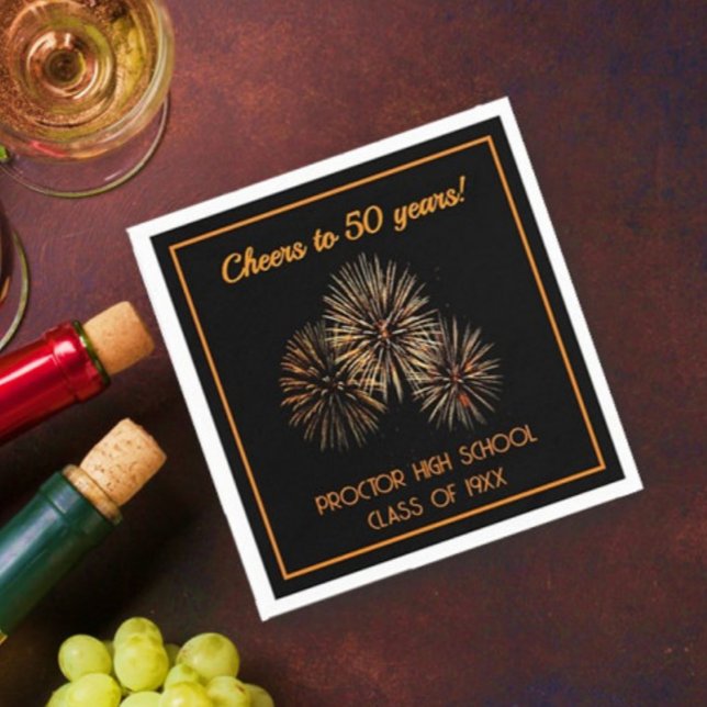50th Class Reunion Napkins (Creator Uploaded)