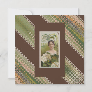 50th Custom Birthday Floral Beauties Thank You Card