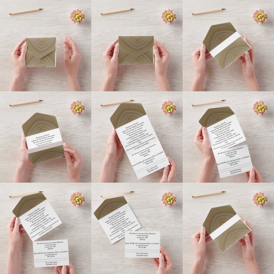 50th gold wedding anniversary invitation