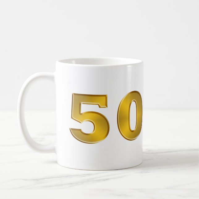 50th Golden Anniversary Mug (Left)