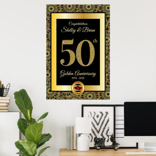 50th Golden Anniversary Welcome sign