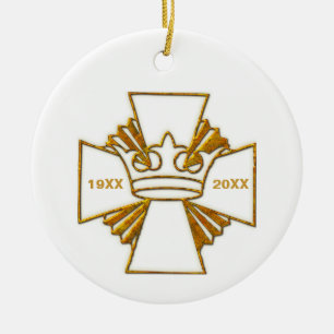 50th Golden Jubilee Priest Ordination Anniversary Ceramic Tree Decoration