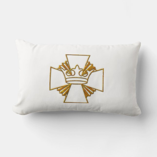 50th Golden Jubilee Priest Ordination Anniversary Lumbar Cushion (Front)