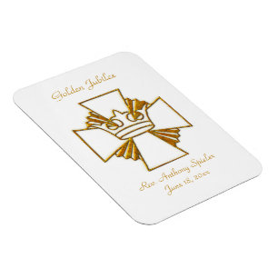 50th Golden Jubilee Priest Ordination Anniversary Magnet