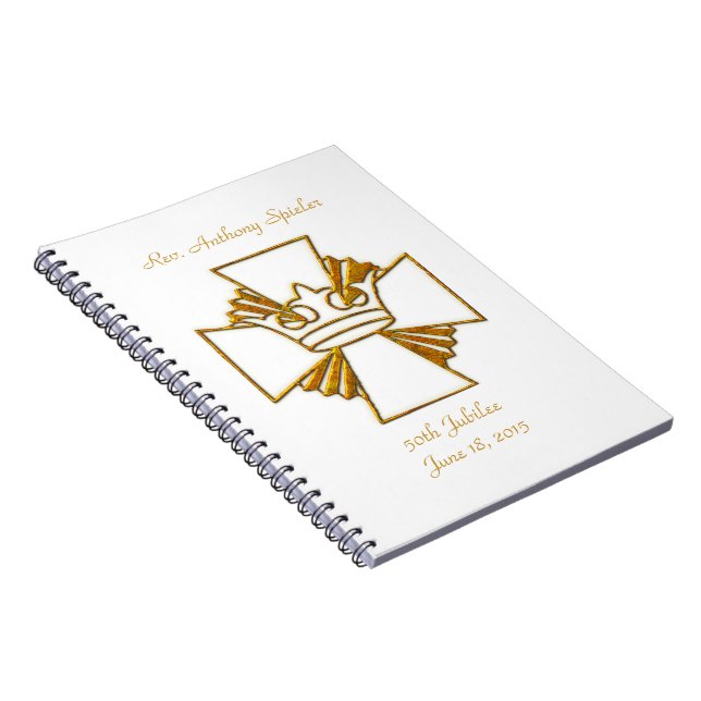 50th Golden Jubilee Priest Ordination Anniversary Notebook (Right Side)