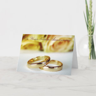 50TH Golden Wedding Anniversary Card