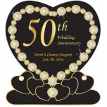 50th Golden Wedding Anniversary | DIY Text Standing Photo Sculpture<br><div class="desc">Free-standing Anniversary Cutout. Choose your size.⭐This Product is 100% Customizable. Graphics and / or text can be added, deleted, moved, resized, changed around, rotated, etc... ⭐99% of my designs in my store are done in layers. This makes it easy for you to resize and move the graphics and text around...</div>