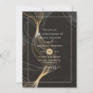 50th Golden Wedding Anniversary Invitation