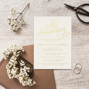 50th Golden Wedding Anniversary Real
