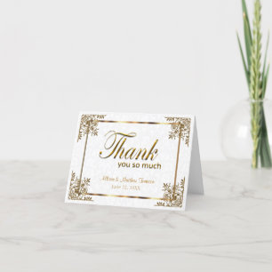 50th Golden Wedding Anniversary - Thank You