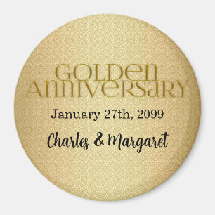 50th Golden Wedding Annivsersary Magnet