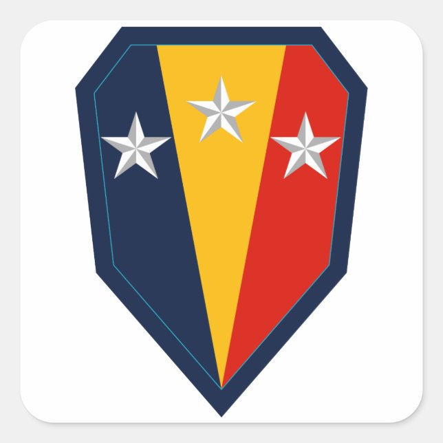 50th Infantry Brigade Combat Team (BCT) Square Sticker (Front)