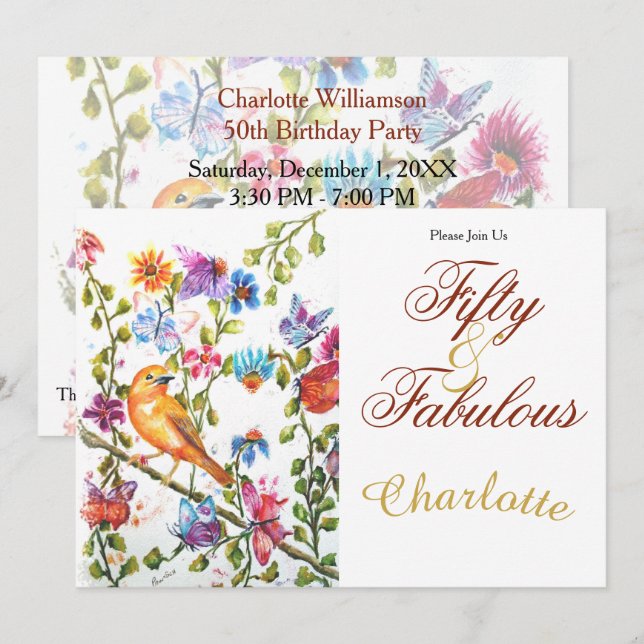 50th invitation (Front/Back)