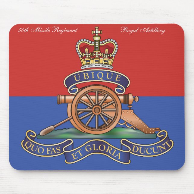 50th Missile Regiment RA Mouse Mat (Front)
