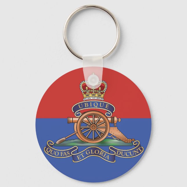 50th Missile Regiment Royal Artillery Key Ring (Front)