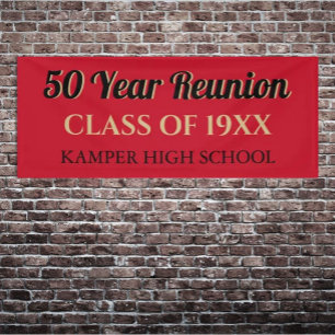 50th Reunion Fun! CUSTOM Reunion banner