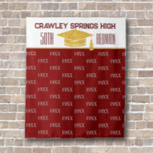 50th Reunion Pics!! Class Reunion Photo backdrop