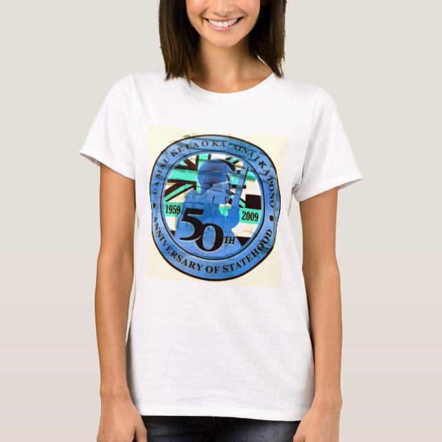 50th state celebration emblem T-Shirt (Front)