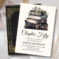 50th | Vintage Victorian Book Birthday 