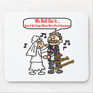 50th wedding anniversary 6t mouse mat