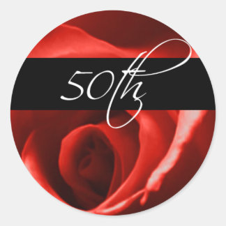 50th Wedding Anniversary And Event Envelope Seal